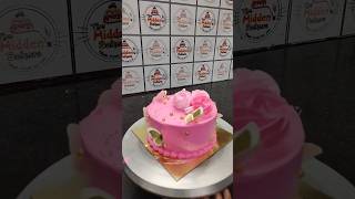 Pink with shortvideo cake cakedecorating cakedecoratingtutorials cakedesign trendingshorts c [upl. by Gwenn]