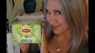 Lipton Green Tea  Decaf  KimTownselYouTube [upl. by Aldon]