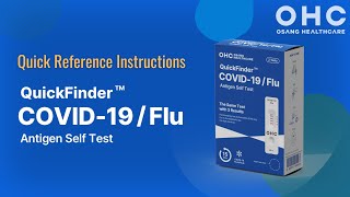 OHC QuickFinder COVID19Flu Antigen Test [upl. by Adnohsor528]