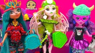 Brand Boo Students Isi Dawndancer Kjersti Trollson Batsy Claro Monster High Dolls Video [upl. by Altaf]