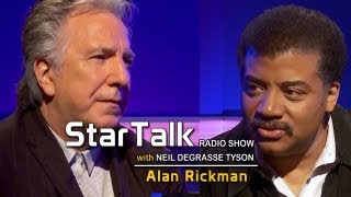 ALAN RICKMAN joins StarTalk with Neil deGrasse Tyson [upl. by Elorak]