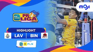 Lavani VS STIN BIN 03  Highlight PLN Mobile Proliga 2024 [upl. by Walling496]