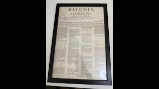 Bitcoin Whitepaper Poster Unboxing [upl. by Junieta655]