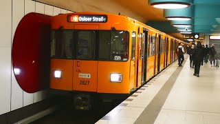 UBahn Berlin FDrehstromer auf der U9 mit 28262827 in Nauener Platz [upl. by Salome]