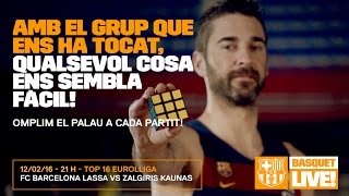 Eurolliga FC Barcelona Lassa  Zalgiris Kaunas [upl. by Eada]