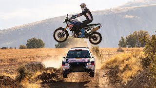 BMW F900 GS vs Rally Car Extreme Canyon Road in 🇹🇷 [upl. by Ytisahc]