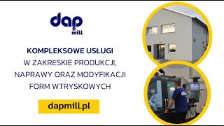 Produkcja form wtryskowych Lisi Ogon CNC DAPmill [upl. by Alyat]