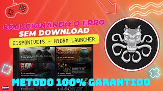 Erro quotNenhum Download Disponívelquot no HYDRA Solução 100 GARANTIDA  40 MIL Fontes Para Download [upl. by Nylarej643]