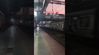 Mumbai ❤️‍🩹 love music hindisong train trending travel shorts [upl. by Naashom654]