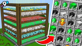 I Built Overpowered Automatic Farms In Minecraft Hardcore [upl. by Nilatak]