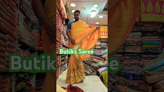 Butiks Saree 💙foryou saree fashion tranding vairalvideo [upl. by Vina]