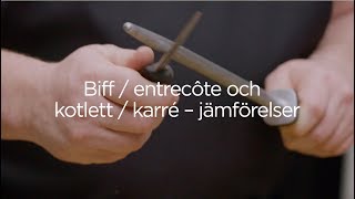 Biffentrecôte och kotlettkarré – jämförelser [upl. by Boland38]