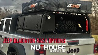 NutHouse Industries JT Jeep Gladiator Rack Options [upl. by Klatt]