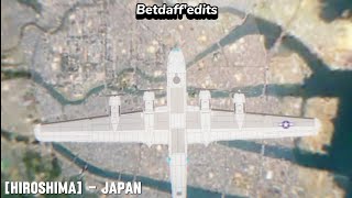 Hiroshima city 1945  vyrval  countryballanimation [upl. by Nic]