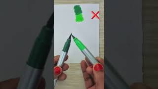 How to blend brush pens ✨Doms brush pens tutorialtrendingviralSarritaarts [upl. by Ecinehs]