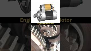 Engine Starter Motor  How it’s work cad automobile 3dprinting solidworks ddesignhub [upl. by Liebman]