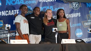 Katelyn Tuohy Britton Wilson Jasmine Moore amp Julien Alfred  NCAA Womens Press Conference [upl. by Aksel671]