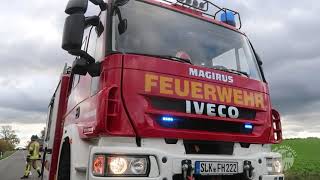 Verkehrshindernis Einsatz Aus der Arbeit der Hecklinger Feuerwehren [upl. by Pass621]