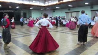 Xote Laranjeira  com coreografia Fandango de Galpão  baile 27082016 [upl. by Wolbrom]