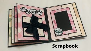 Scrapbook For Beginners  How To Make Scrapbook  DIY Scrapbook Tutorial  Crafteholic [upl. by Nnylrats]