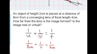 Lens Formula Examples [upl. by Levey]