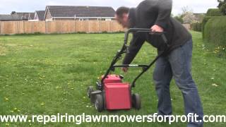 Mountfield Petrol Lawnmower Test Cut Sp534 [upl. by Allit]