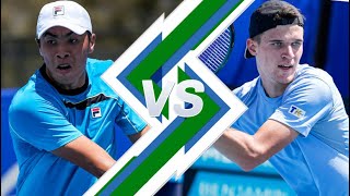 Brandon Nakashima vs Jakub Mensik  CANBERRA 2024 [upl. by Llerrehc]