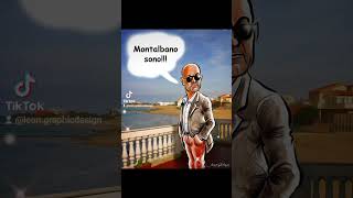 Luca Zingaretti il commissario Montalbano lucazingaretti montalbano andreacamilleri caricature [upl. by Candy]