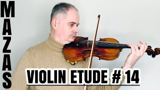 JF Mazas Violin Etude no 14 Etudes Speciales Op36 Book 1 by Violinexplorer [upl. by Cinda]