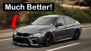 This 20 Mod Makes a HUGE Difference Smoke Tinted Headlights F30 335i Vvivid Tint Film Easy DIY [upl. by Aeneg]