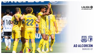 AD Alcorcón 11 Burgos CF  RESUMEN  LaLiga Hypermotion [upl. by Mauer]