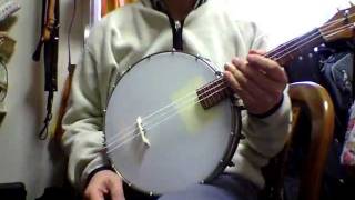 4 String Mandolin Banjo tuned octave below with Nylon Strings [upl. by Farl]