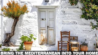 Small whitewashed houses in traditional Greek style  Bring the Mediterranean into your home [upl. by Ave888]