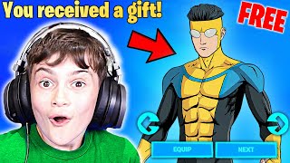 Gifting Little Bro NEW Invincible BUNDLE 🔴LIVE🔴 [upl. by Gnouv]