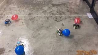 Makeblocks mBot Balloon Fight [upl. by Imoyaba]