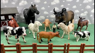 Wild Animals Attacks Farm Animals Compilation  Lion Fox Tiger Cows Bison Sheep Goat Elephant [upl. by Bussy]