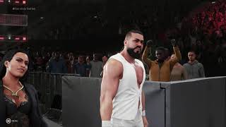 WWE 2K19 ANDRADE ALMAS wZelina Vega ENTRANCE [upl. by Thamos202]