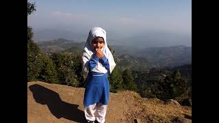 English alphabets by Mashal fatima at char byar view point Azad Kashmir [upl. by Bernete]