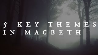 5 Key Themes in Macbeth Power Supernatural Destruction Guilt and Violence [upl. by Yrrag]