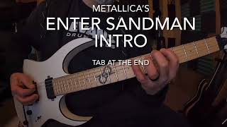 How to play Metallica’s Enter Sandman intro riffs [upl. by Seroka270]