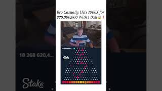 bro will never work AGAINstake plinko roulette shorts short viral casino slots [upl. by Nehtan]