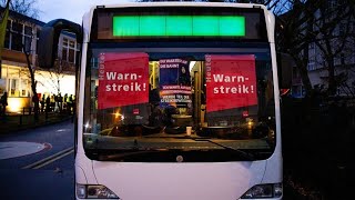 Bundesweiter Streik im Nahverkehr beginnt [upl. by Notsnhoj578]