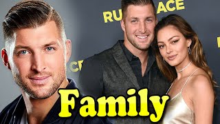 Tim Tebow Family With Wife DemiLeigh NelPeters 2020 [upl. by Hugon]