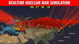 US Nuclear War Simulation in REALTIME [upl. by Avla421]