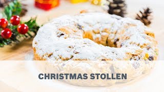 Christmas Stollen Bread Recipe  Cooking with Bosch [upl. by Nawad]