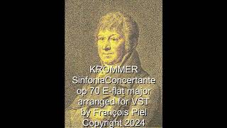 Krommer Sinfonia Concertante Eflat major op 70 arranged for VST plugins [upl. by Kcirdnekal]