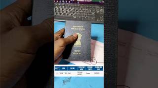 Passport or EPassport India indiapassport passport visa shorts [upl. by Sidonius]