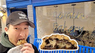 Levain Bakery is WORTH THE HYPE Iconic NYC Cookie Shop Review [upl. by Hodess]