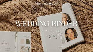 The Ultimate Wedding Binder  A Canva Walkthrough [upl. by Fujio]