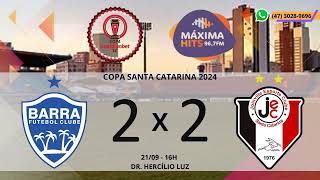 BARRA X JEC  COPA SANTA CATARINA 2024 [upl. by Loleta]